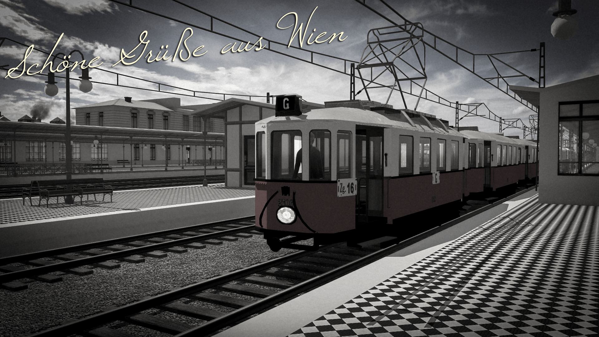 Stadtbahn Type N bei der Jungfernfahrt