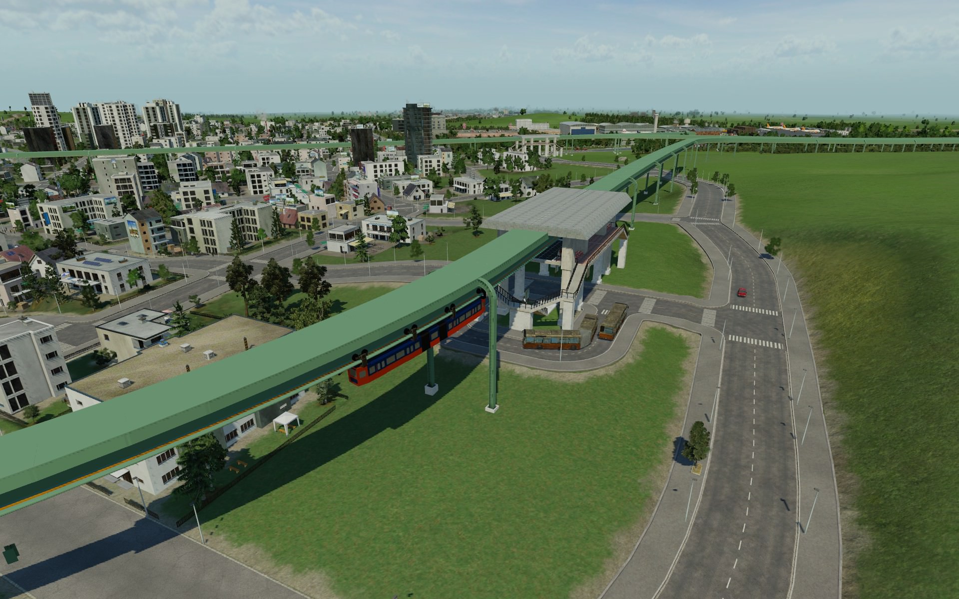 Nahverkehr mit der Schwebebahn