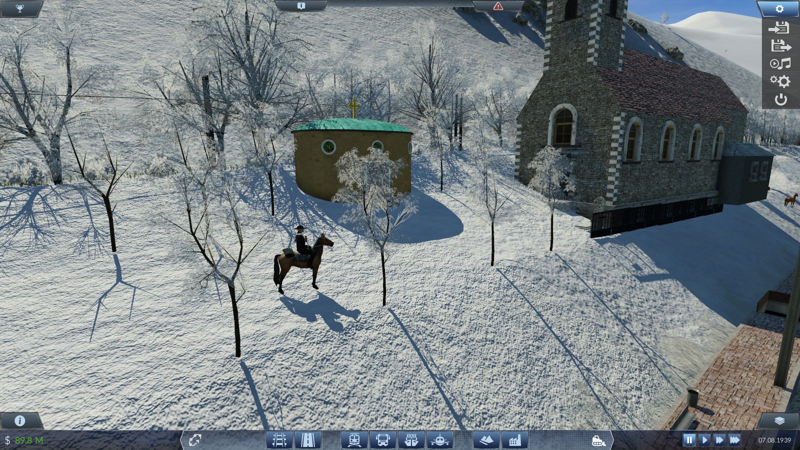 Hochwürden im Schnee