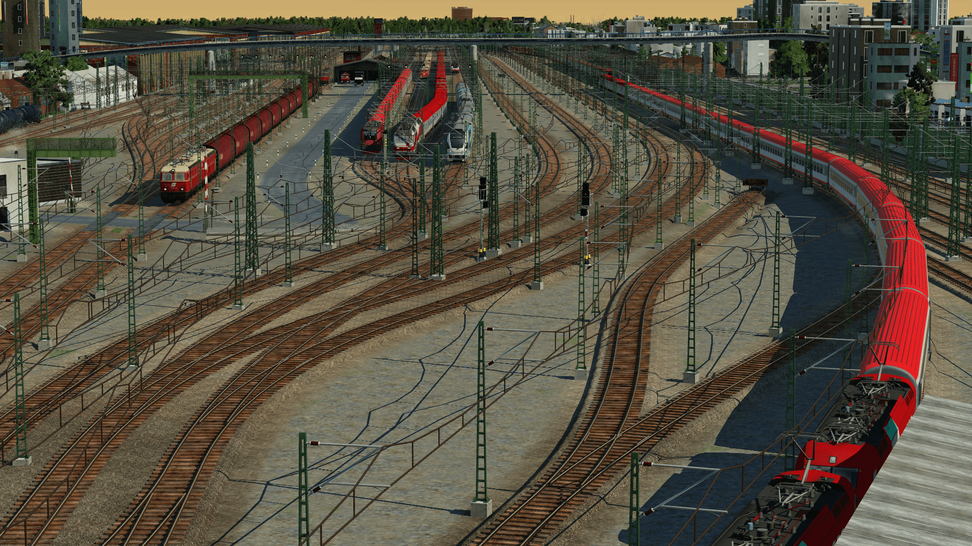 Wien West - ungefährer Blick von der Schmelzbrücke
