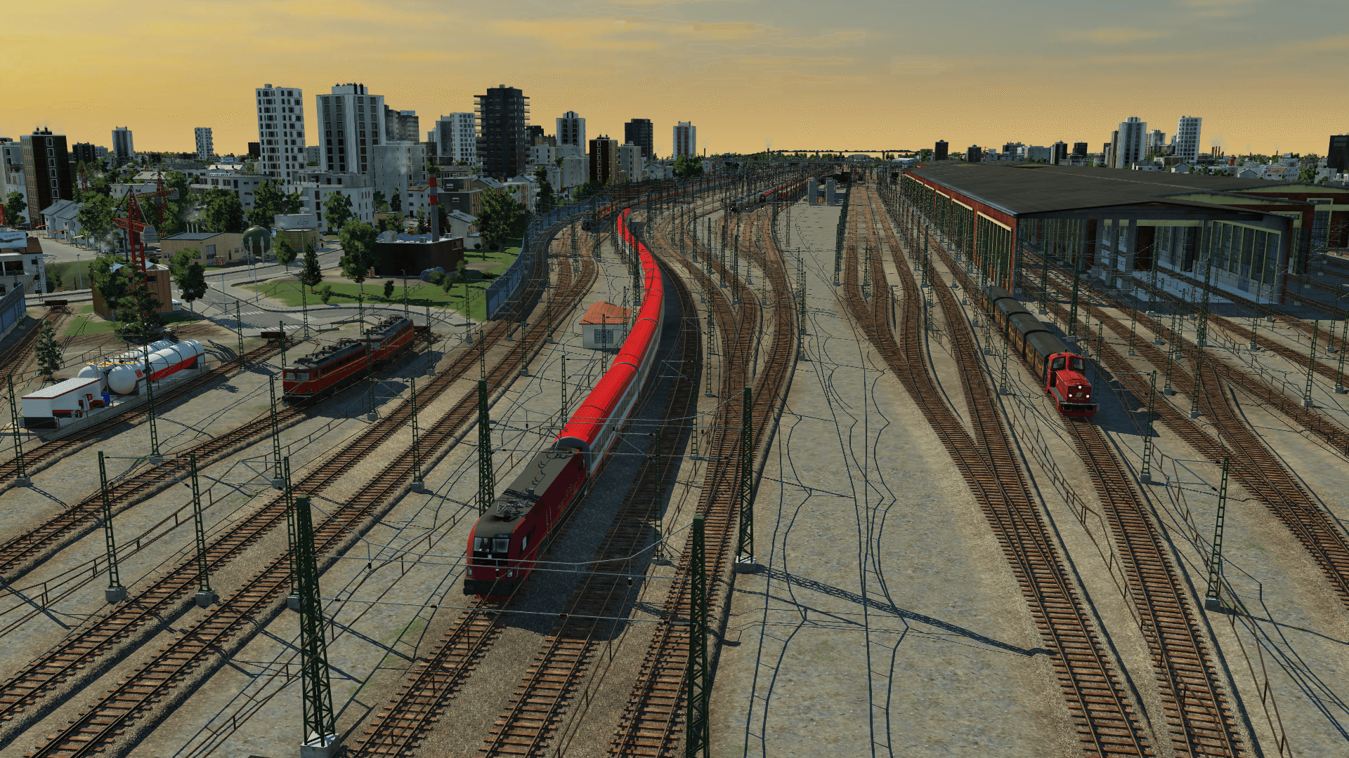 Railjet auf dem Weg von Wien nach St. Pölten