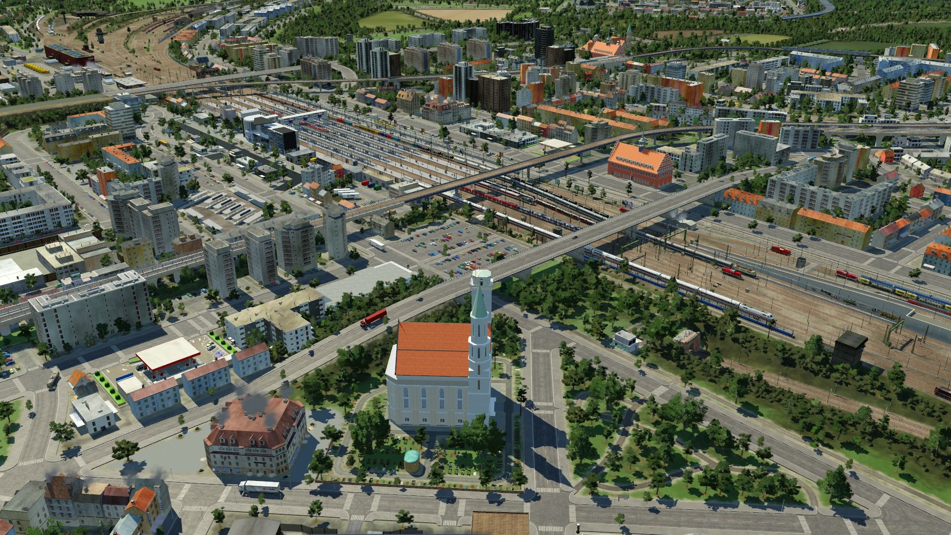 Blick auf Franzburg