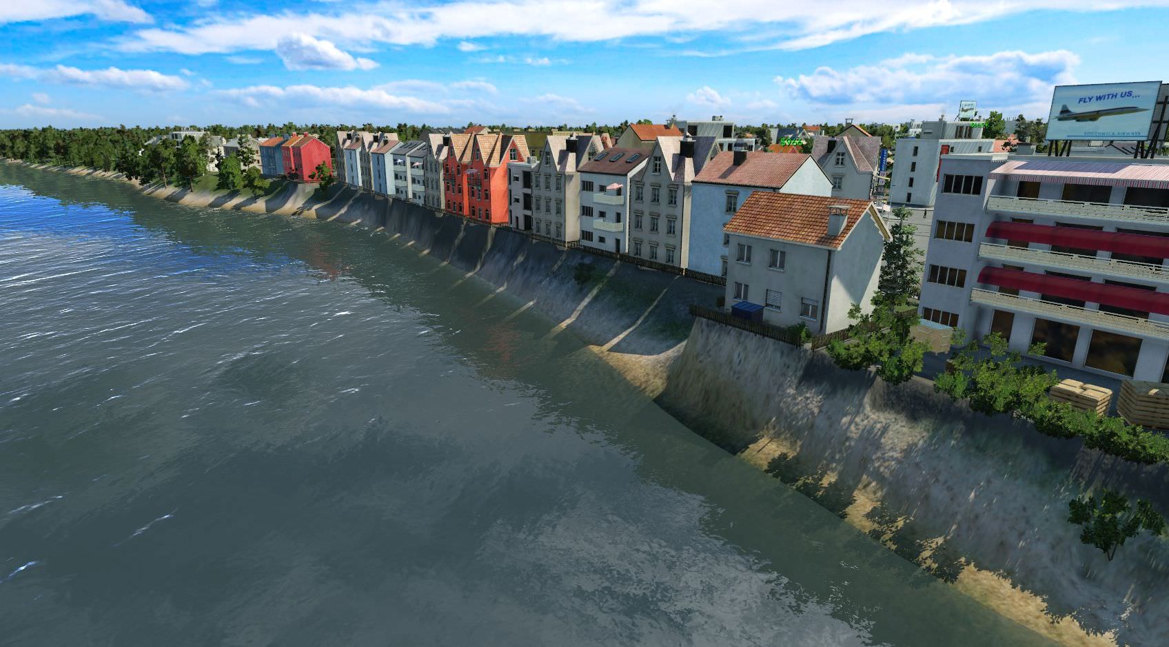 Hausbau am Wasser