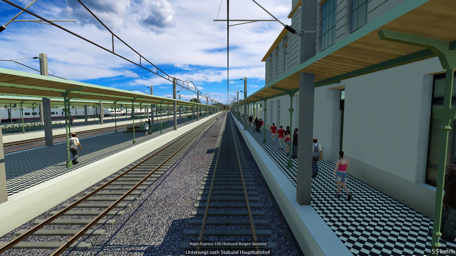 Achtung Achtung Bahnsteig 1 Zug fährt ein...