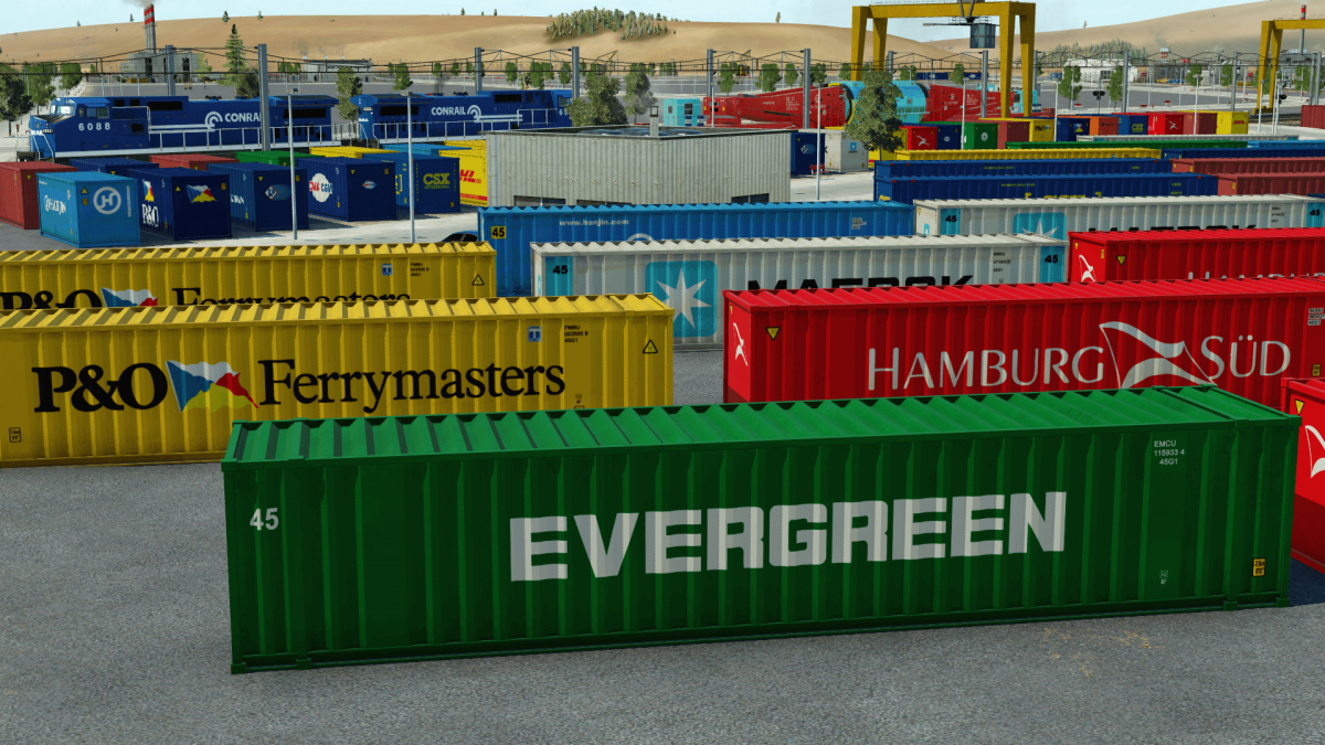 Containerterminal an der Dockzone