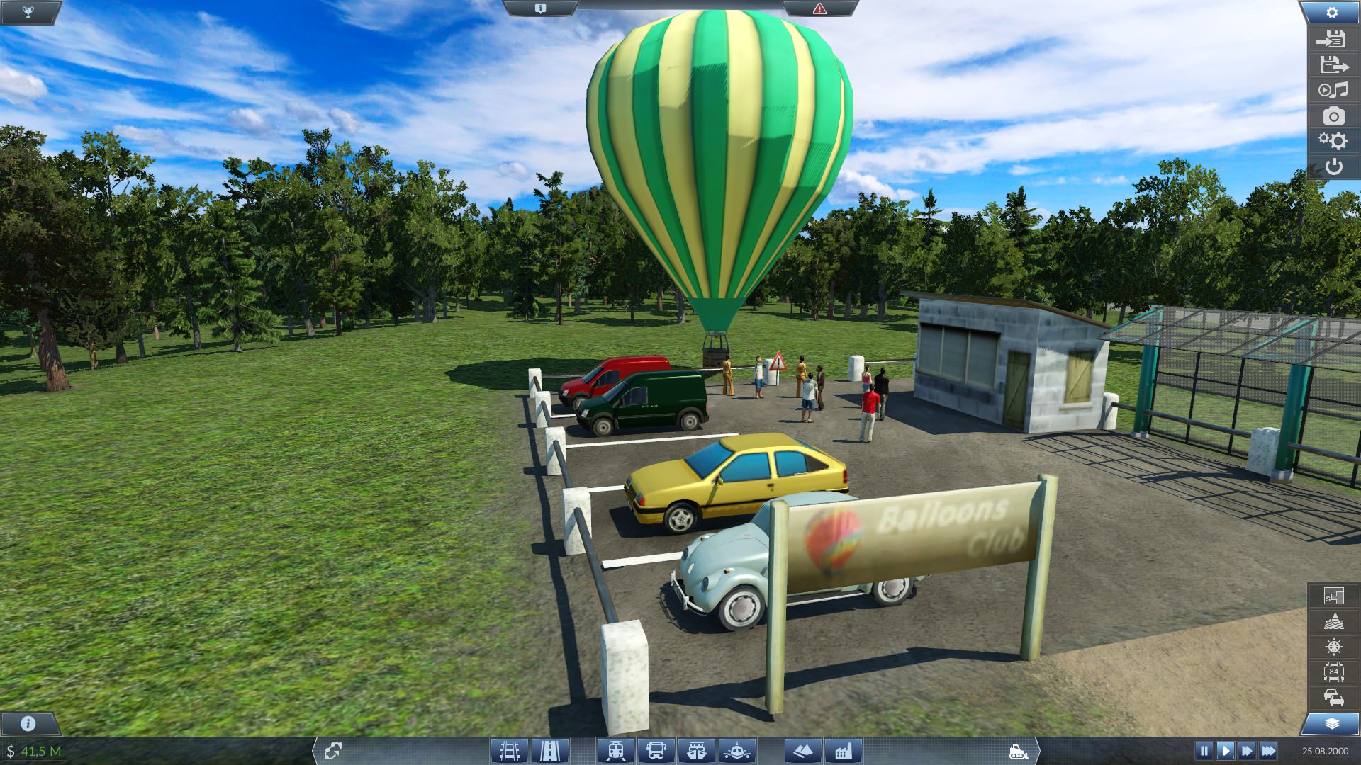 Die letzte Ballonfahrt für Heute geht gleich los
