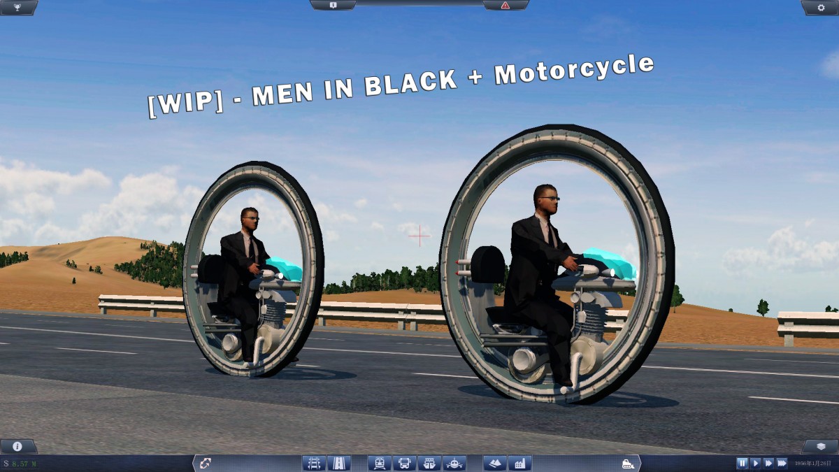 [WIP] - MEN IN BLACK + Motorcycle