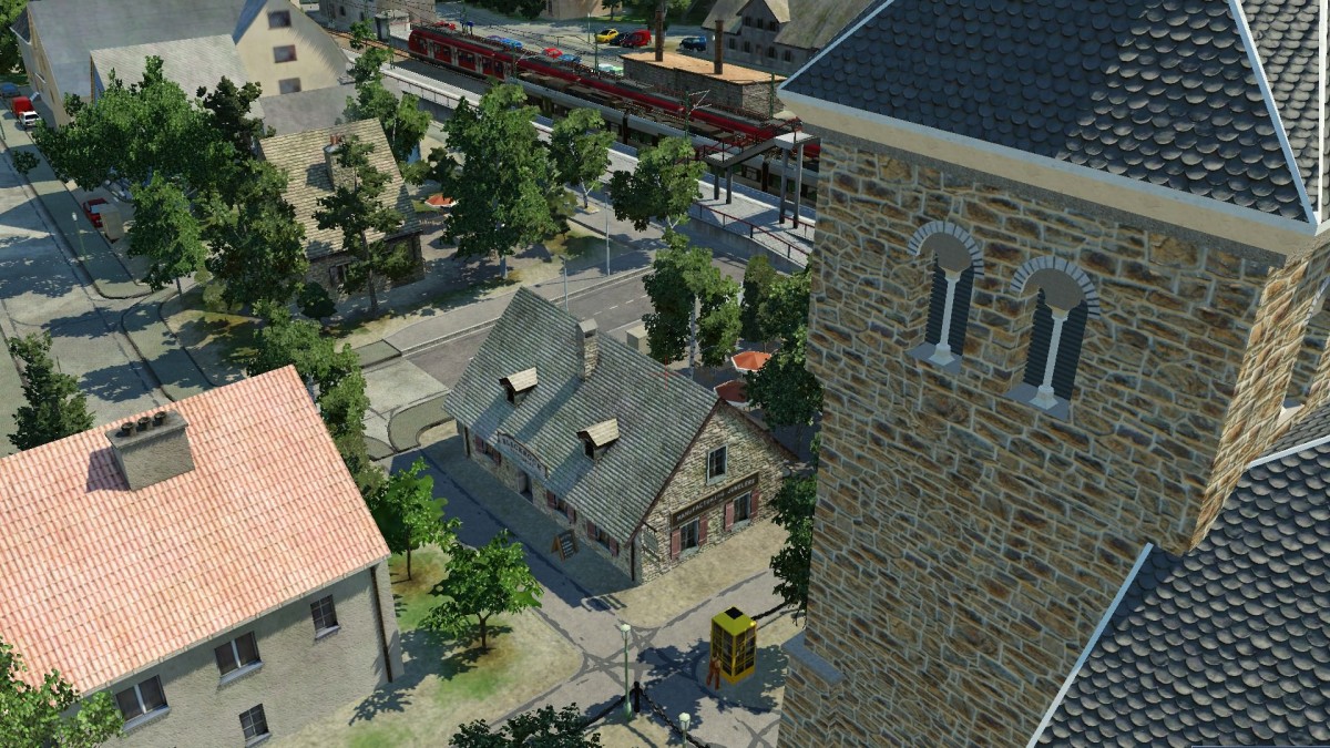 Kirche Richtung Bahnhof