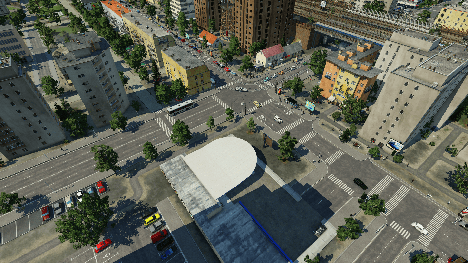 Tankstelle an der Ecke