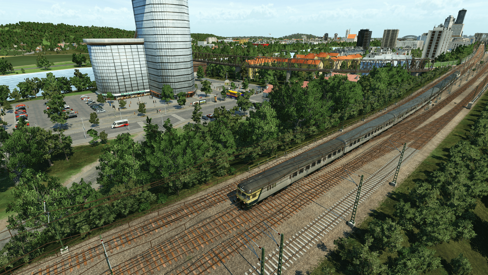 Vorbei am Pogo-Tower (ohne das Upgrade)