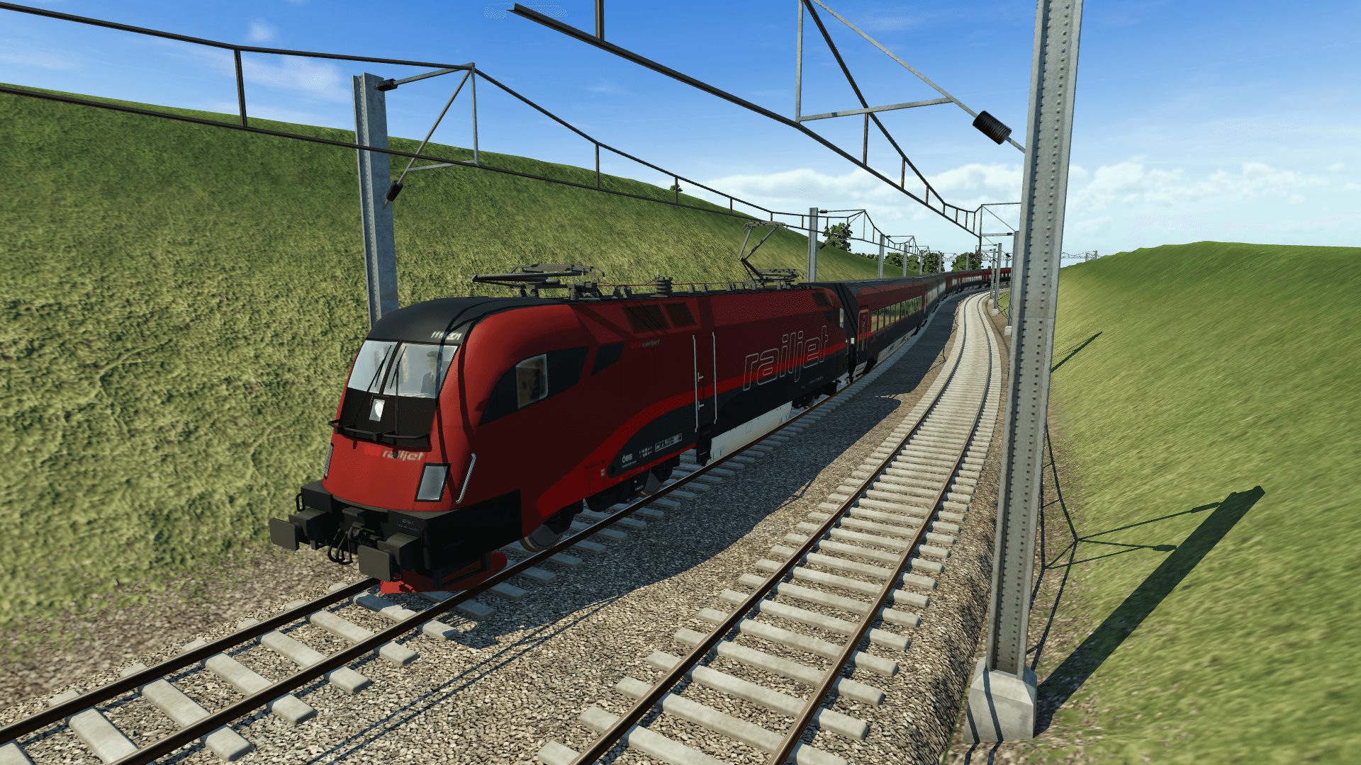 Railjet auf grosser Fahrt. :)