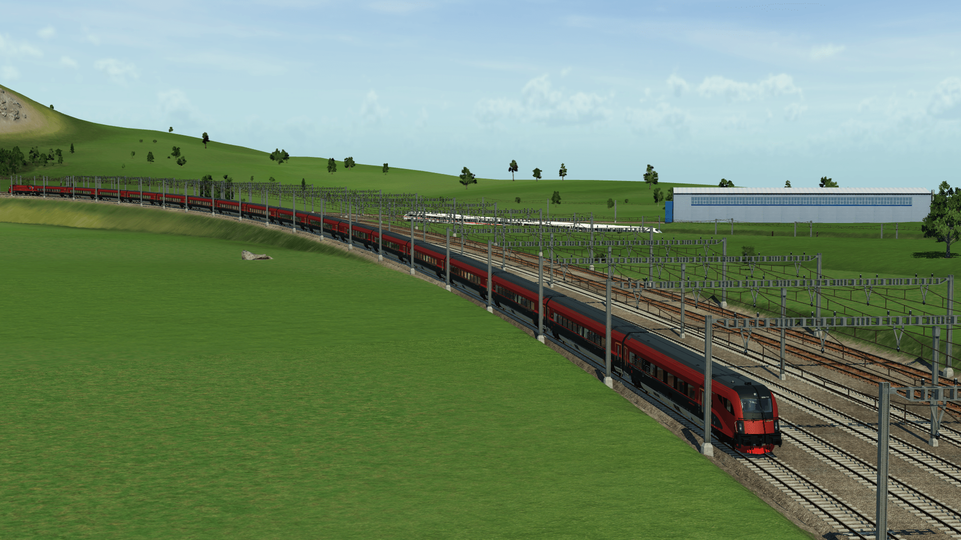 Einer Der Längeren Railjet (480m)