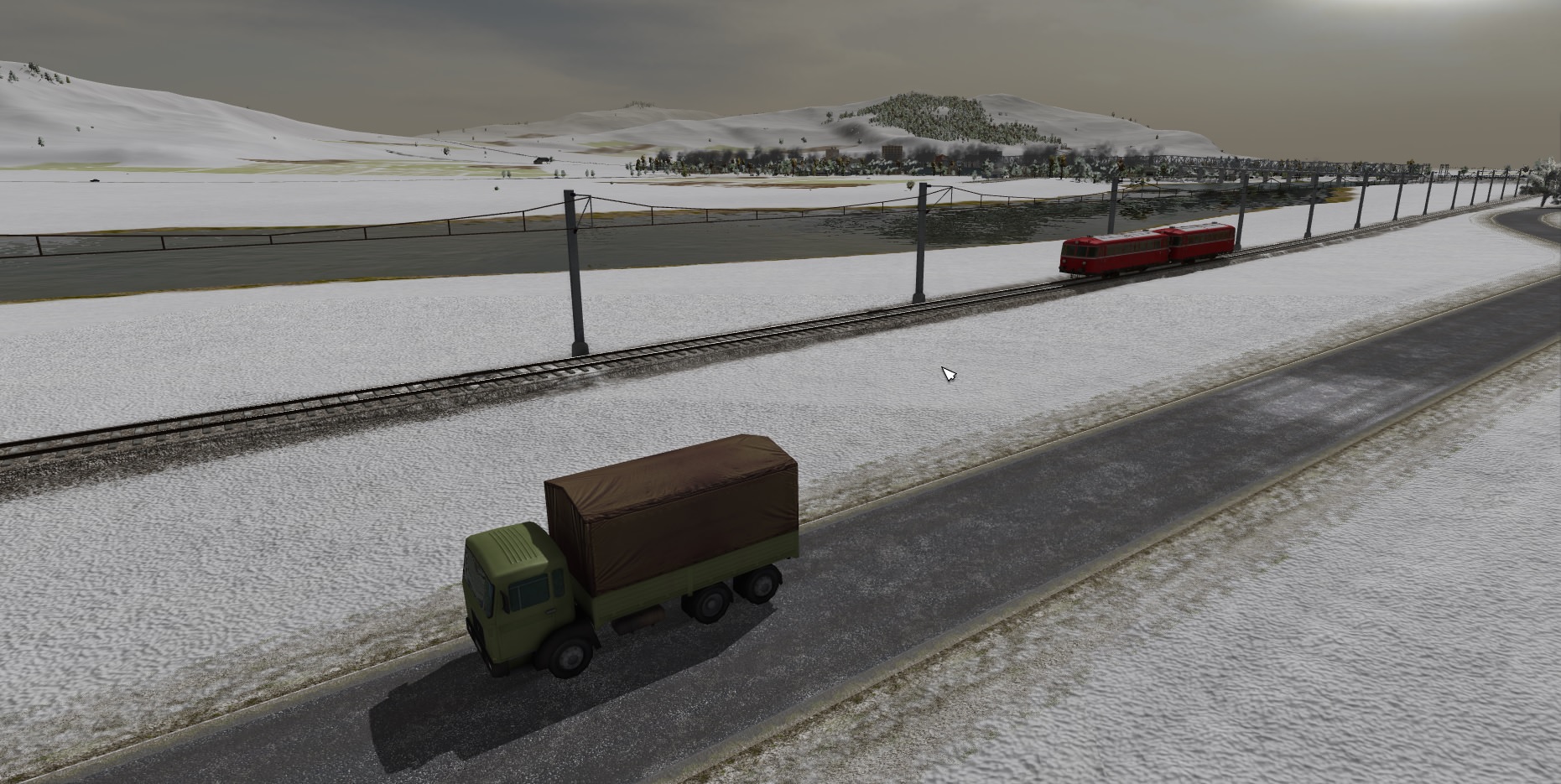 MAN 19 vs Railbus