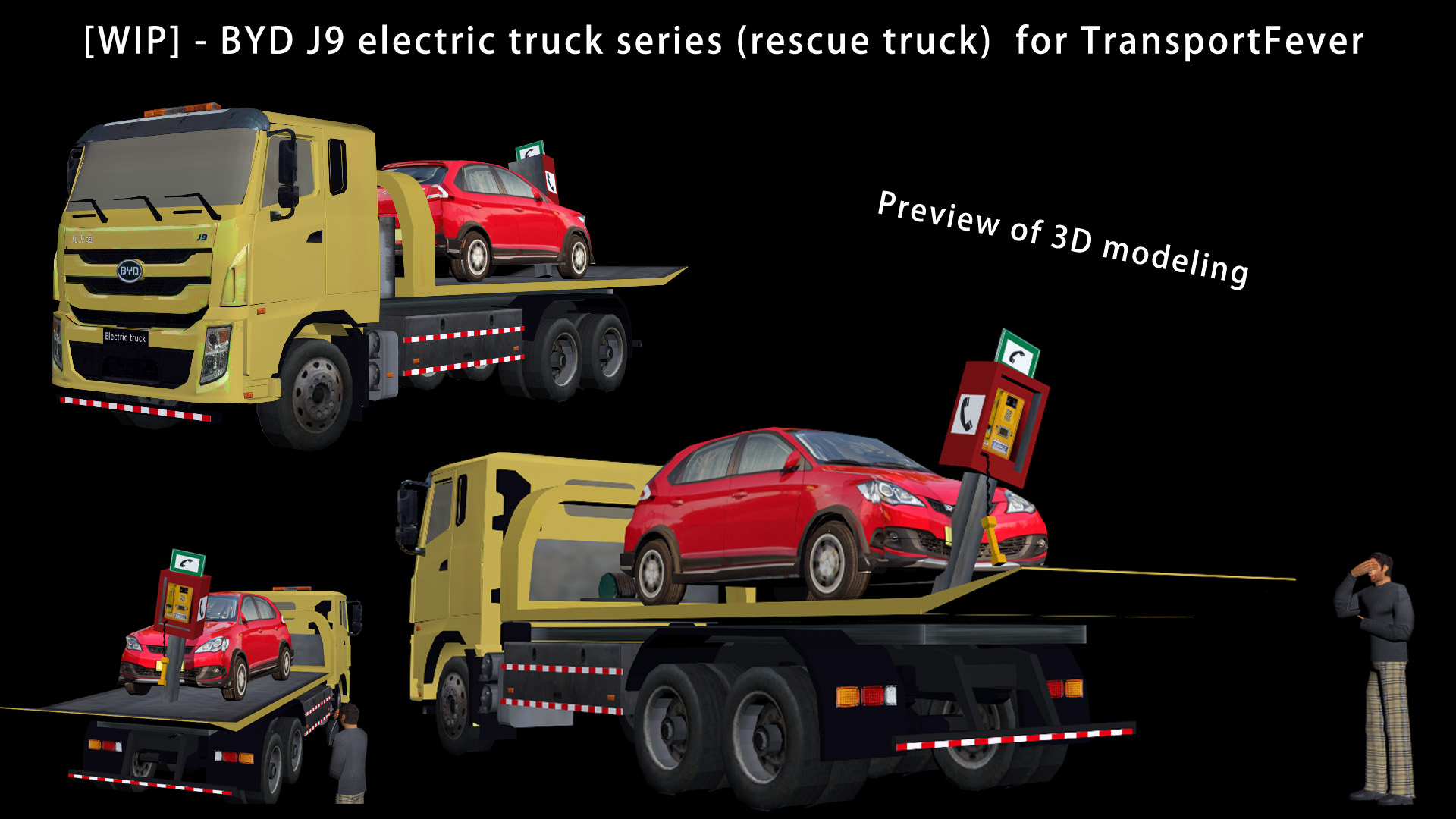 [WIP] - BYD J9 electric truck series (rescue truck)