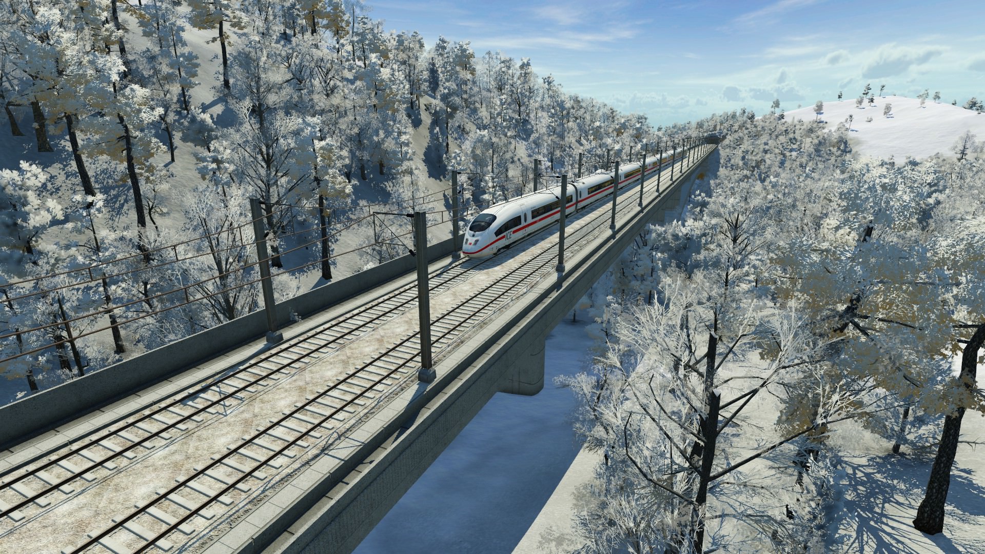Mit dem ICE übers Tal