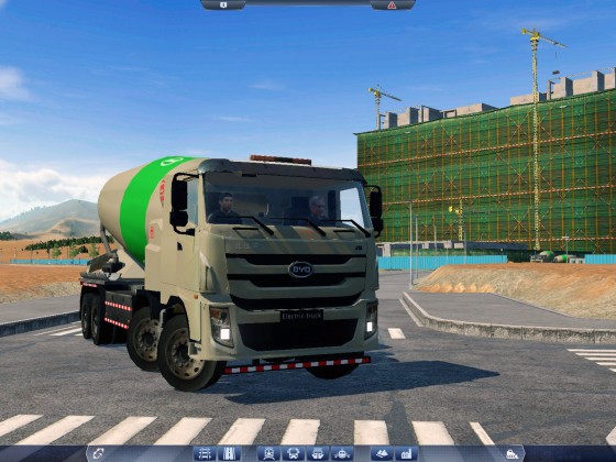 [TEST MOD] - BYD cement mixer truck