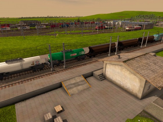 Güterbahnhof mit BW2