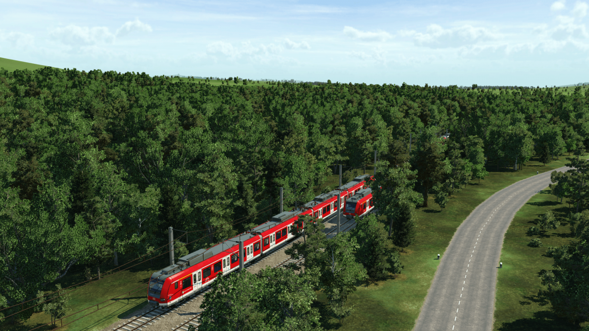 S-Bahn Treffen im Wald