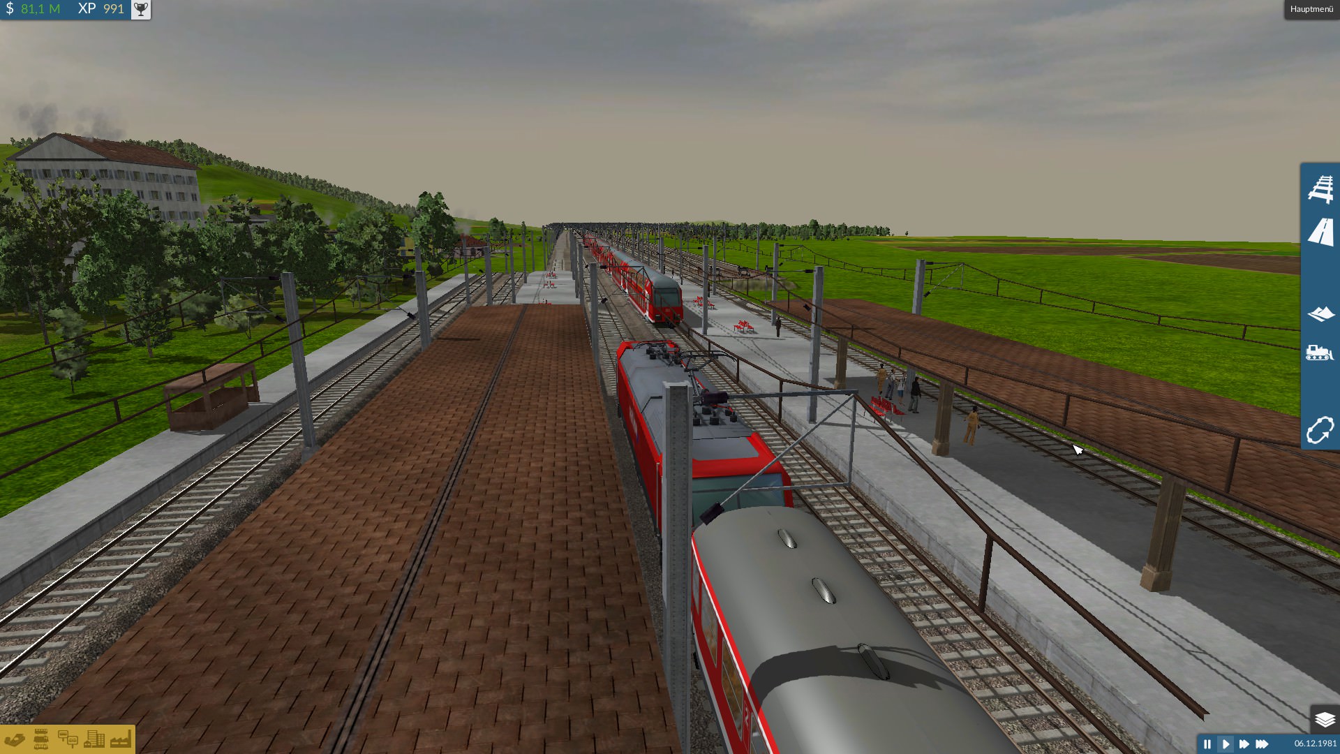 Ankunft der Regionalbahn