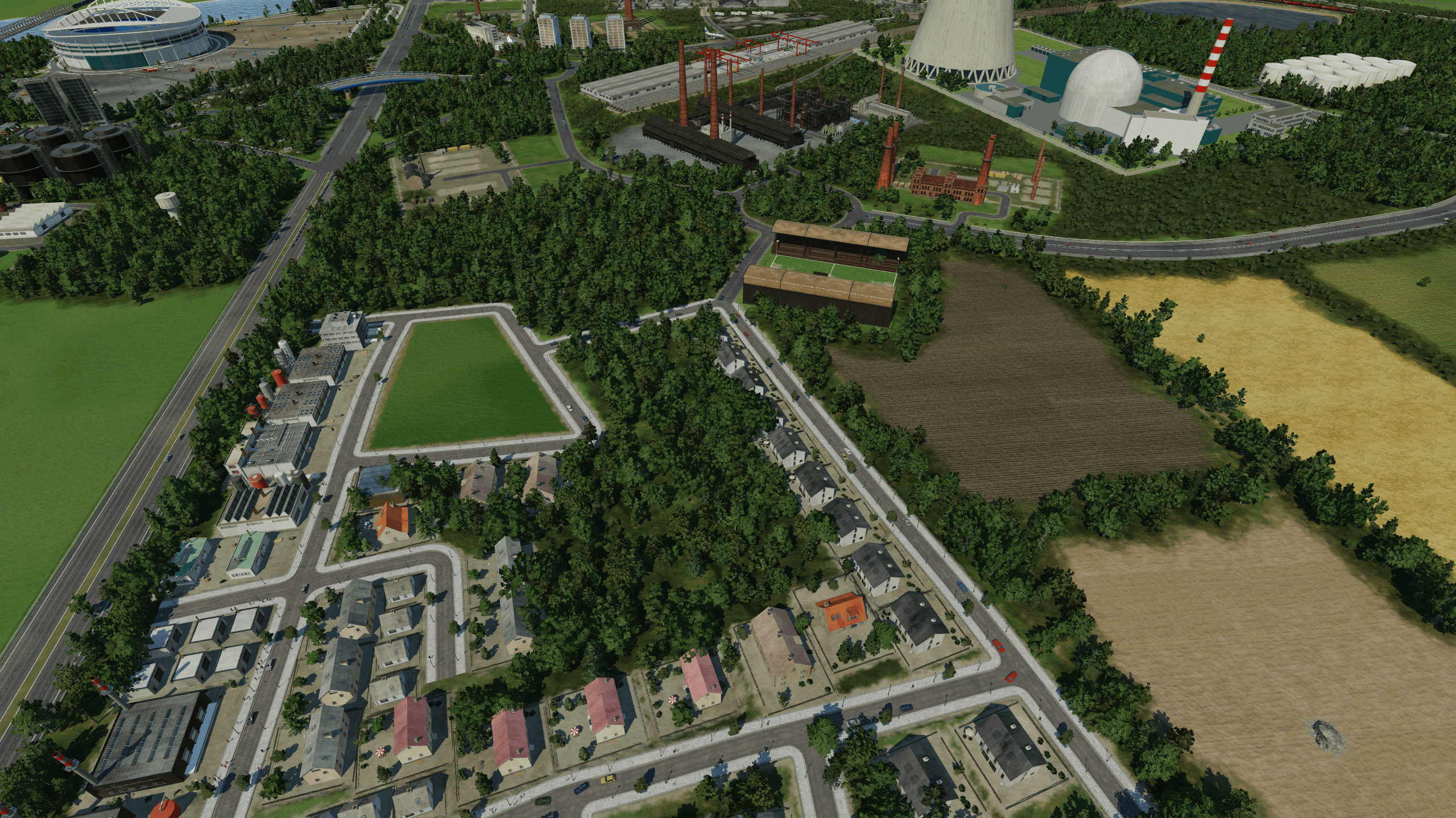 In the Suburbs...