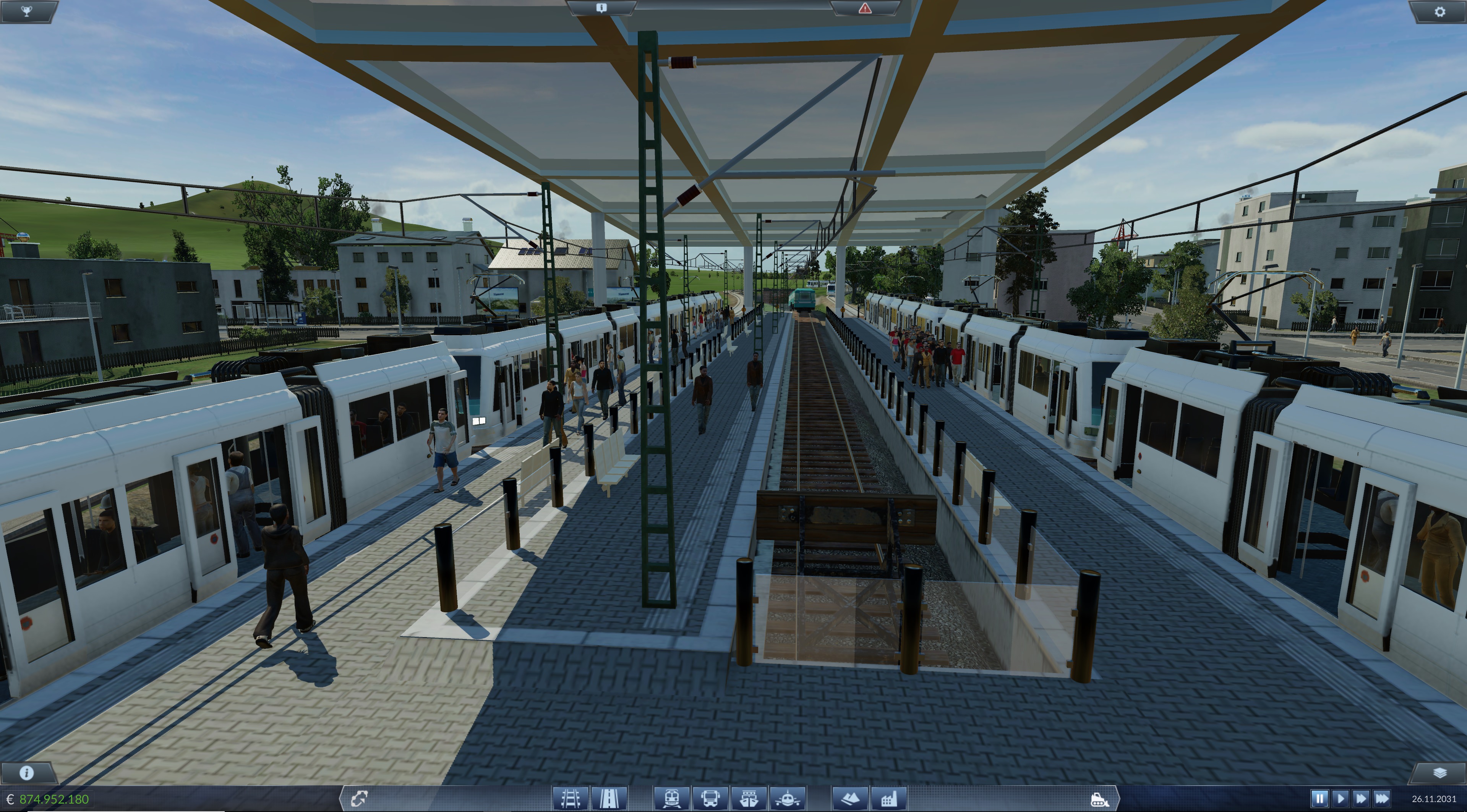 Die umgebaute 10t im Einsatz als Regiotram
