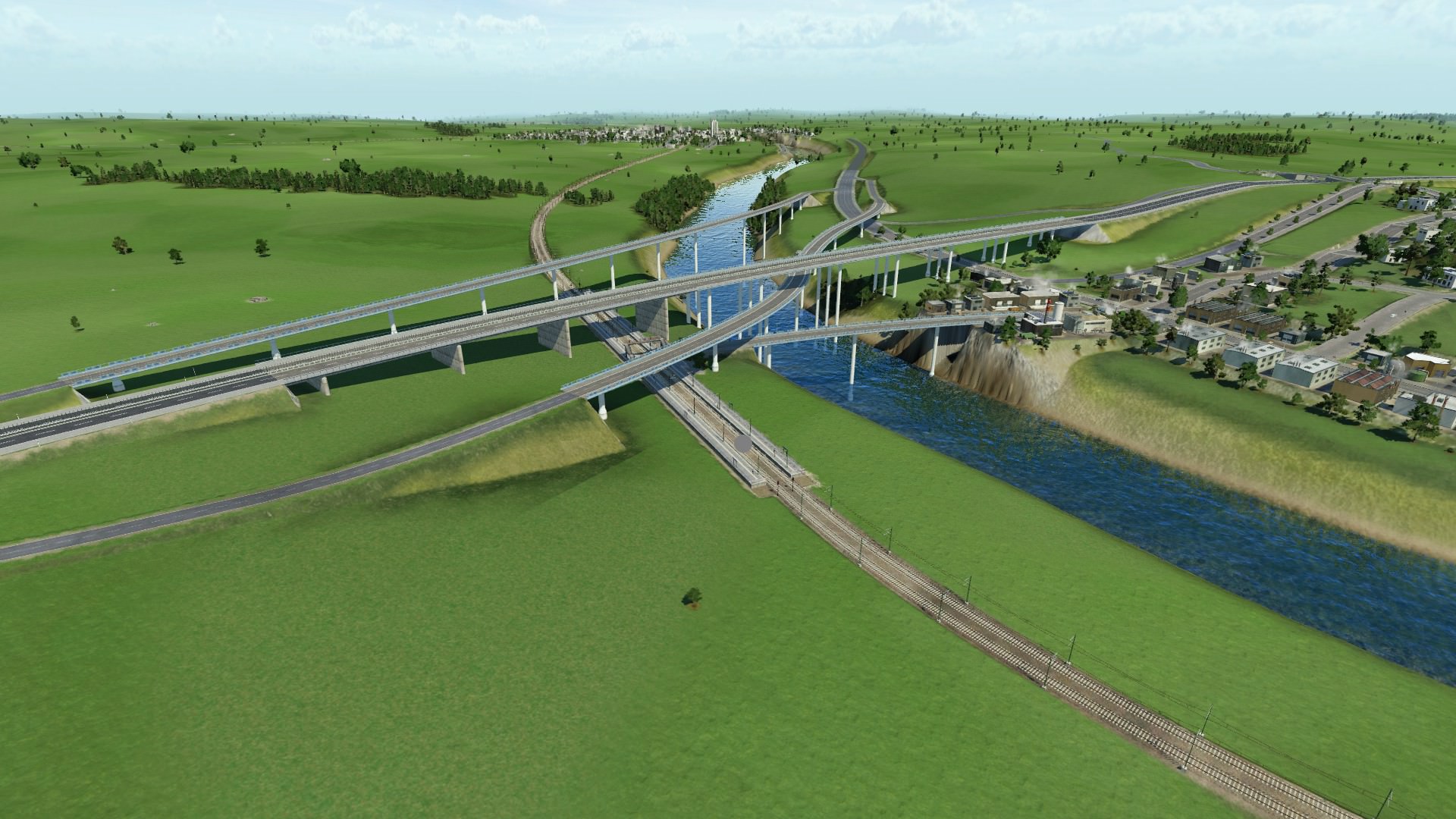 Autobahnkreuz bei Plochingen