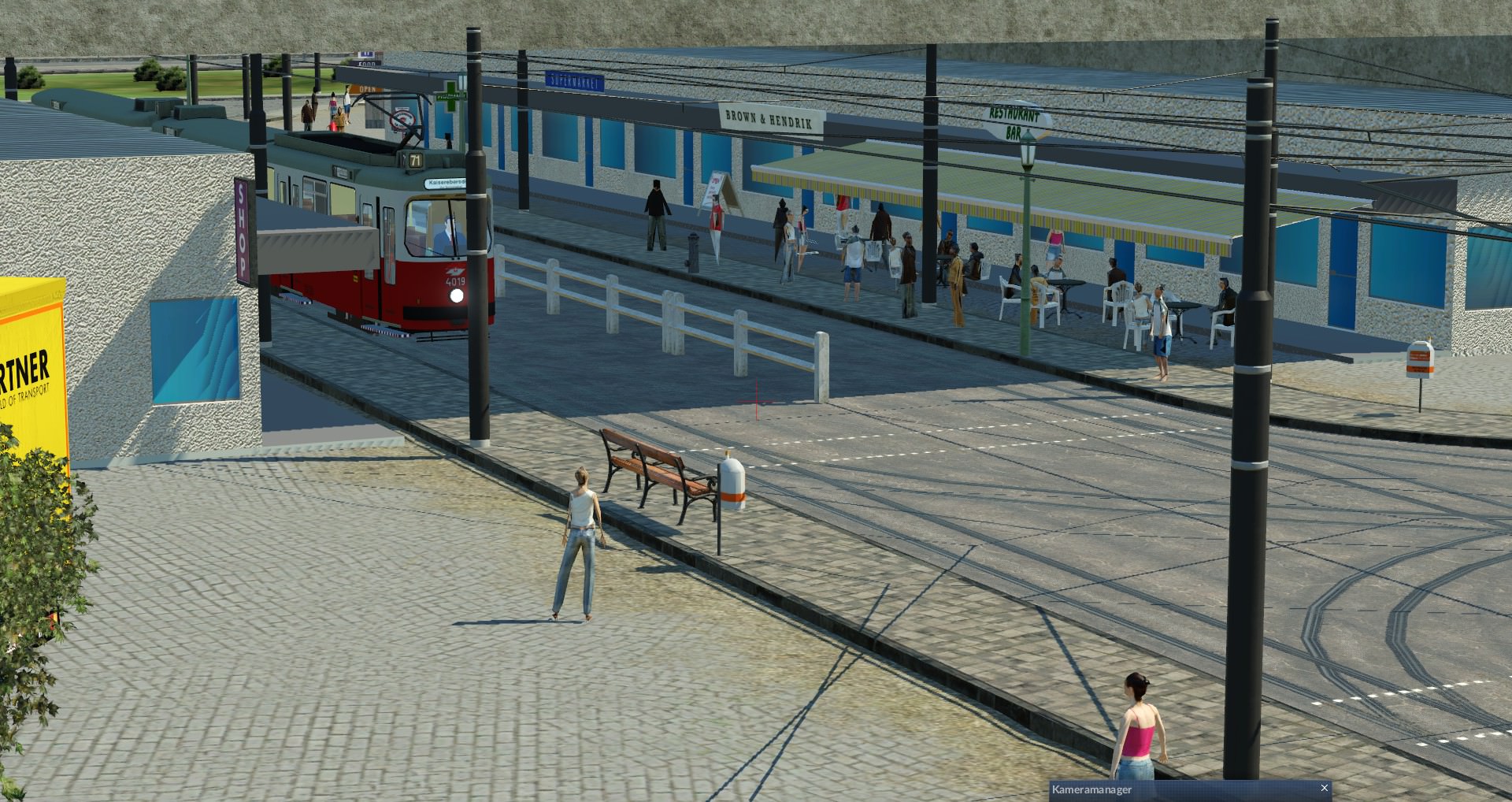 Straßenbahnhaltestelle