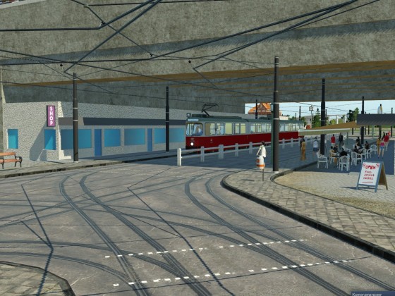 Straßenbahnhaltestelle