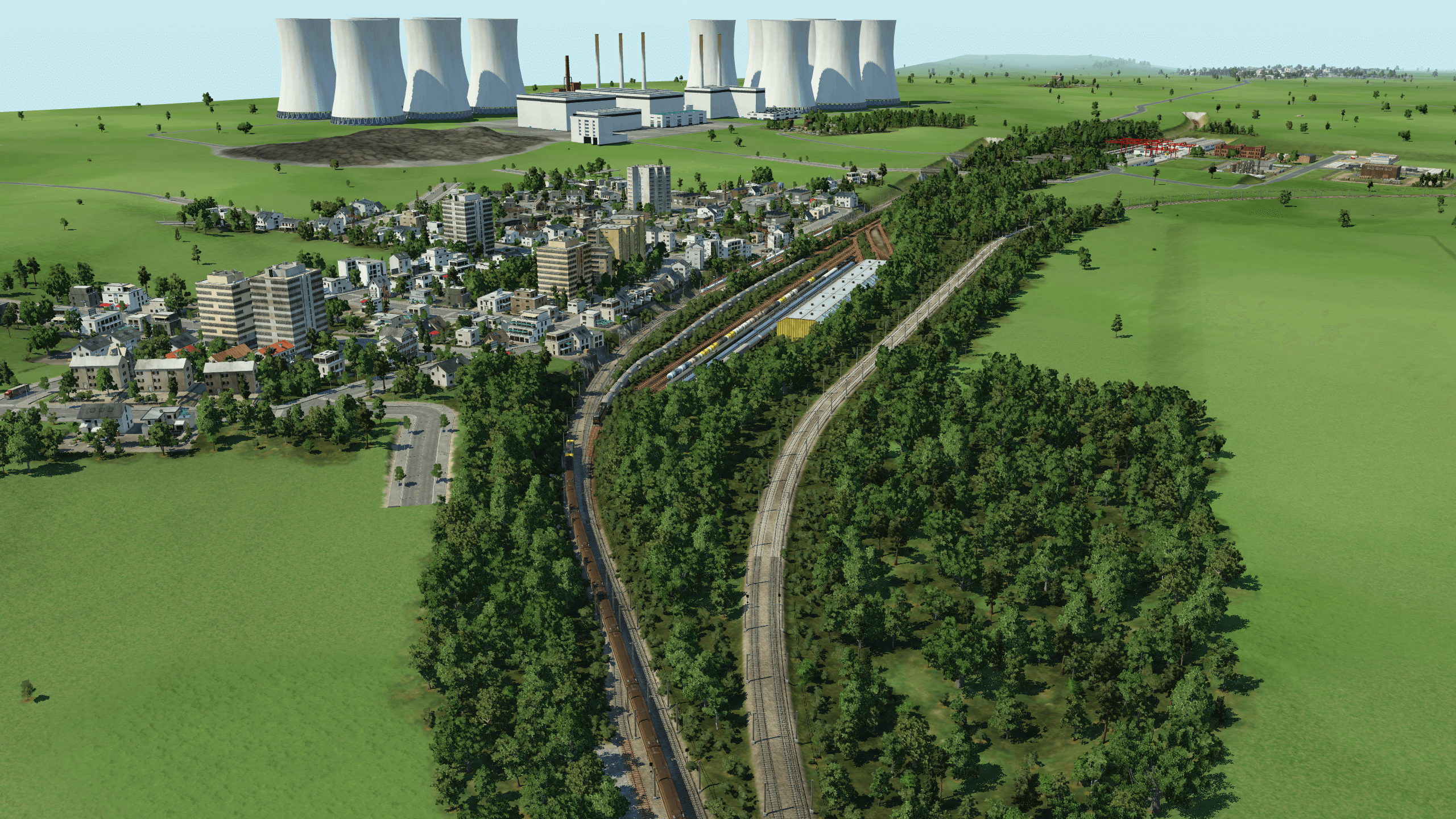 Town of Hirschiem and Rolteim Power Station (WIP)