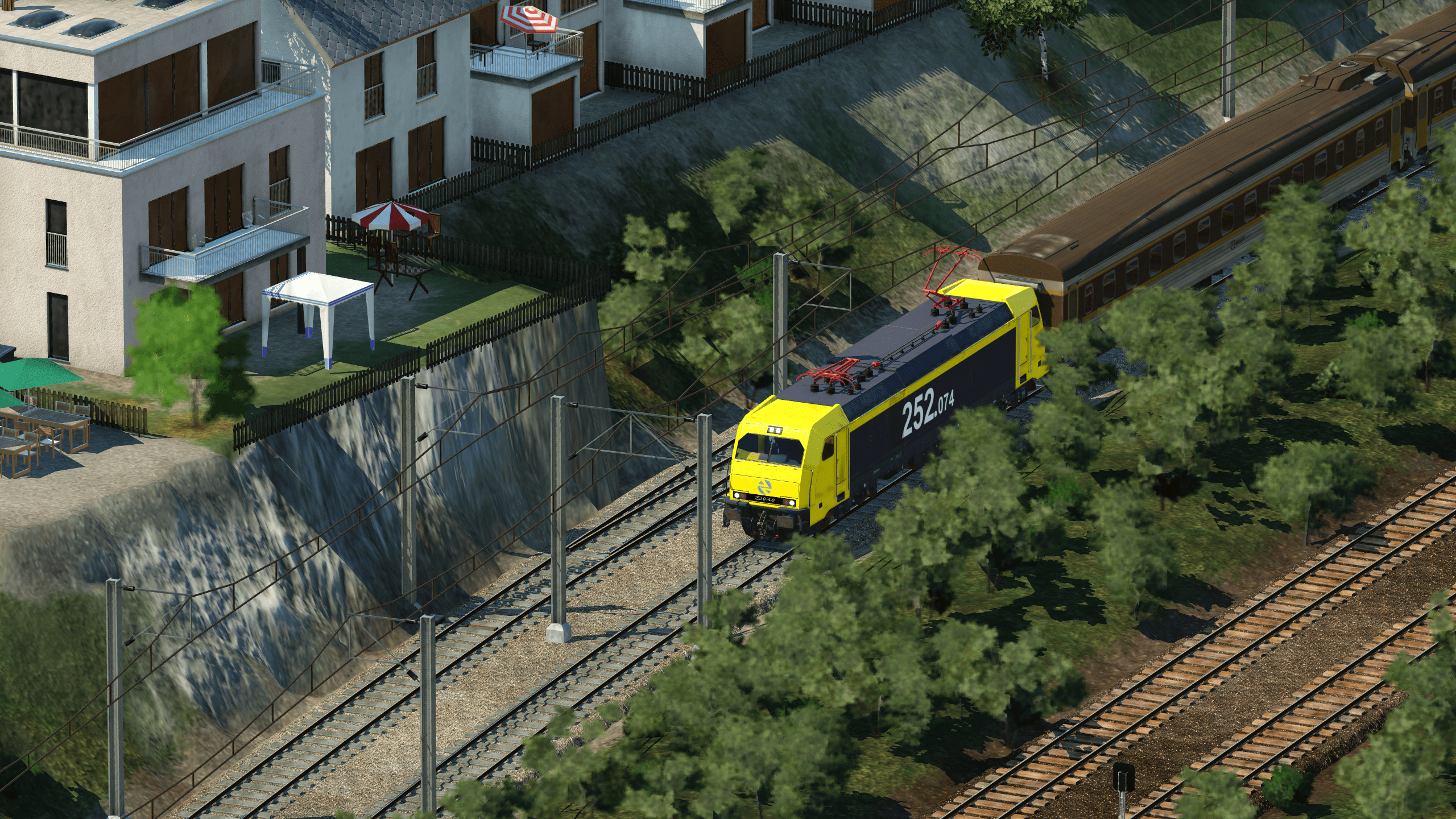 InterRegio train at Hirscheim