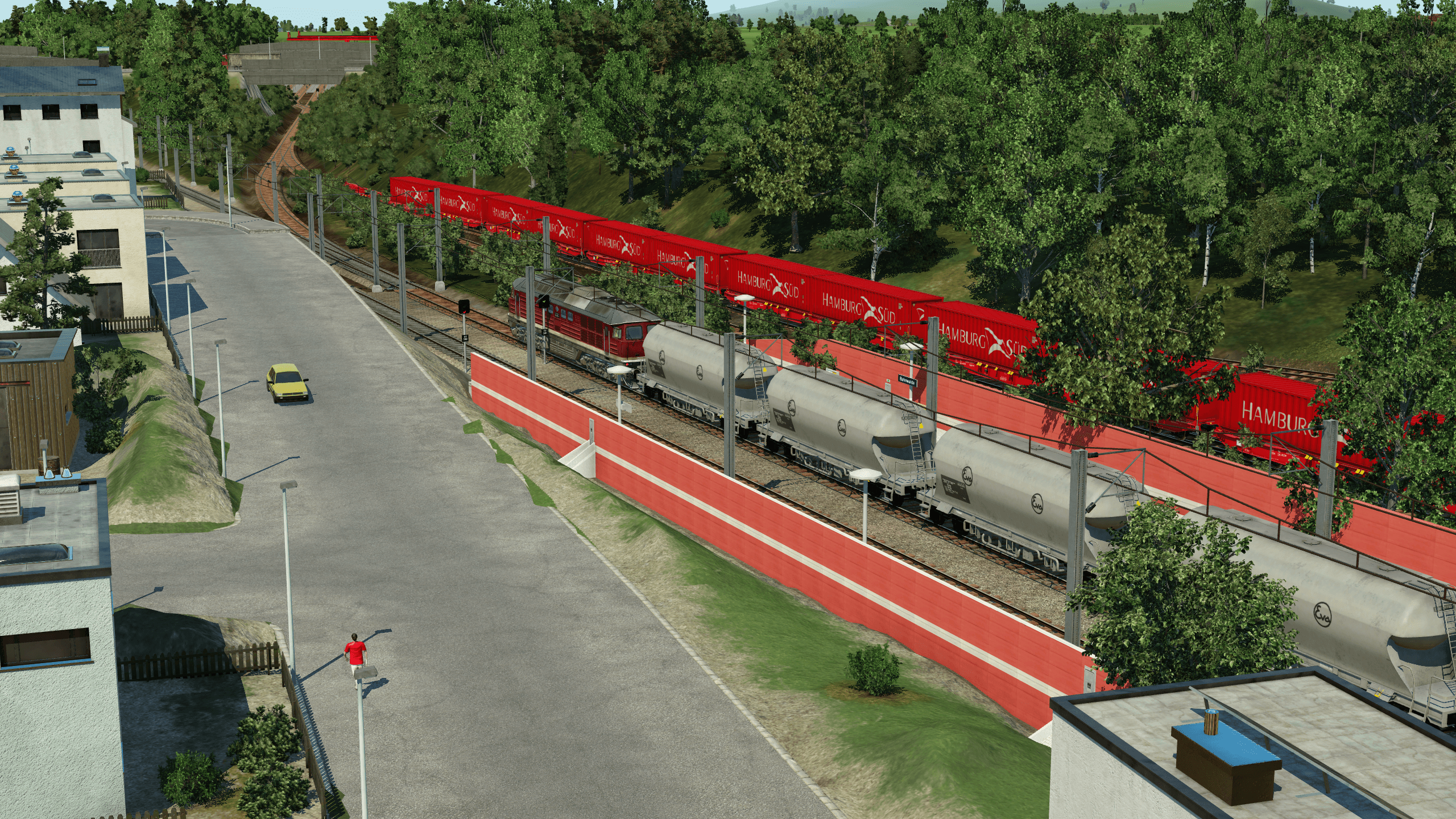 Slag and Container Train at Hirscheim