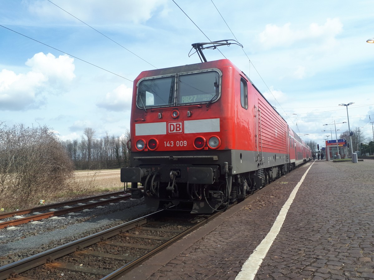 143 009 auf dem RB27 in Rommerskirchen