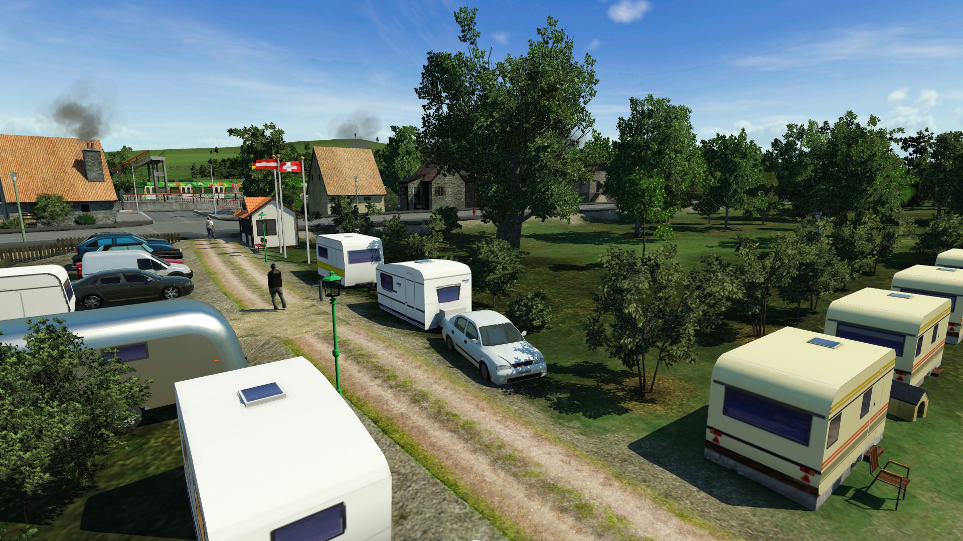 Eingang zum Campingplatz