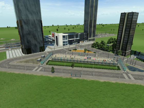 Ein neuer Bahnhof mit ausgebautem Vorplatz entsteht