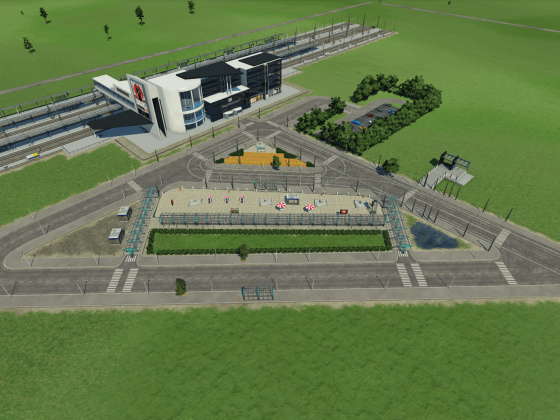 Ein neuer Bahnhof mit ausgebautem Vorplatz entsteht
