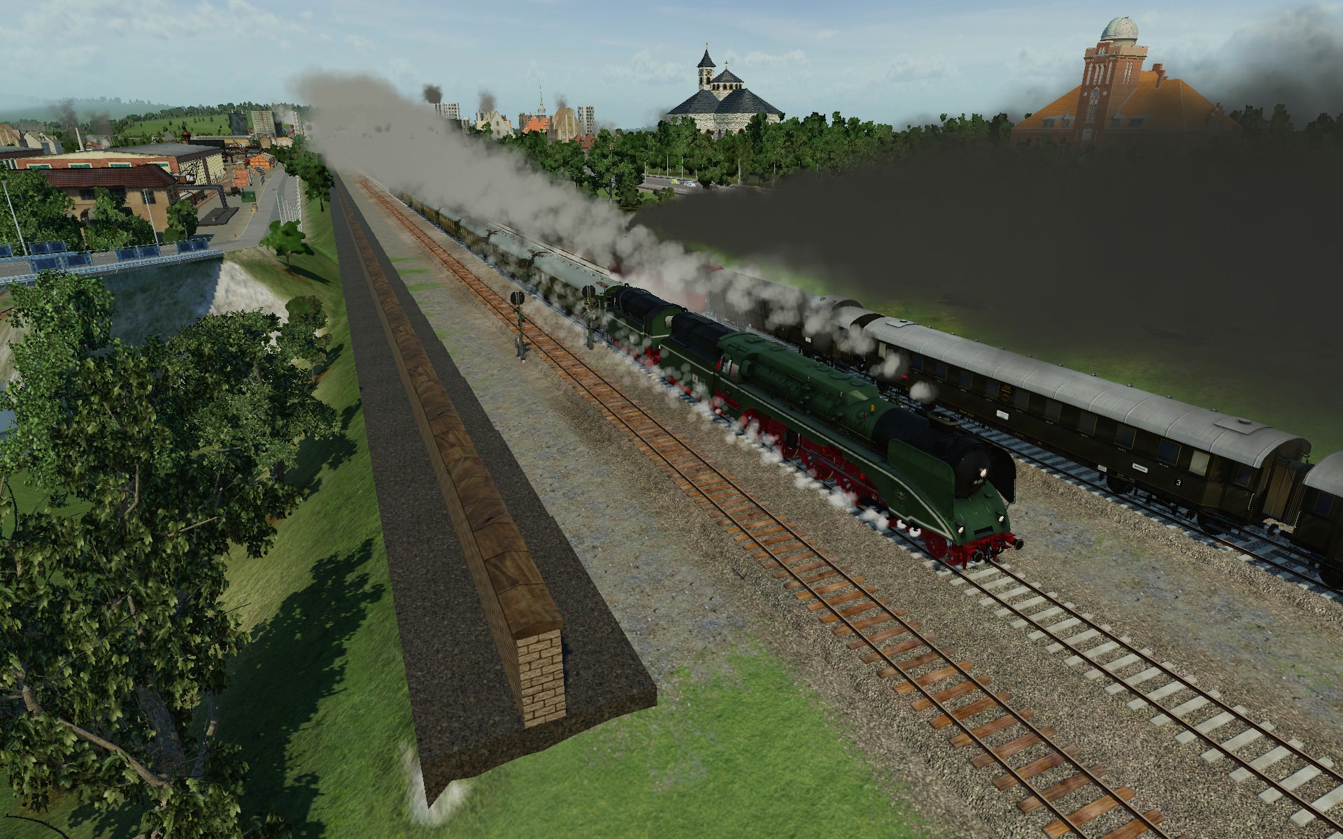 BR 18201 nimmt Fahrt auf
