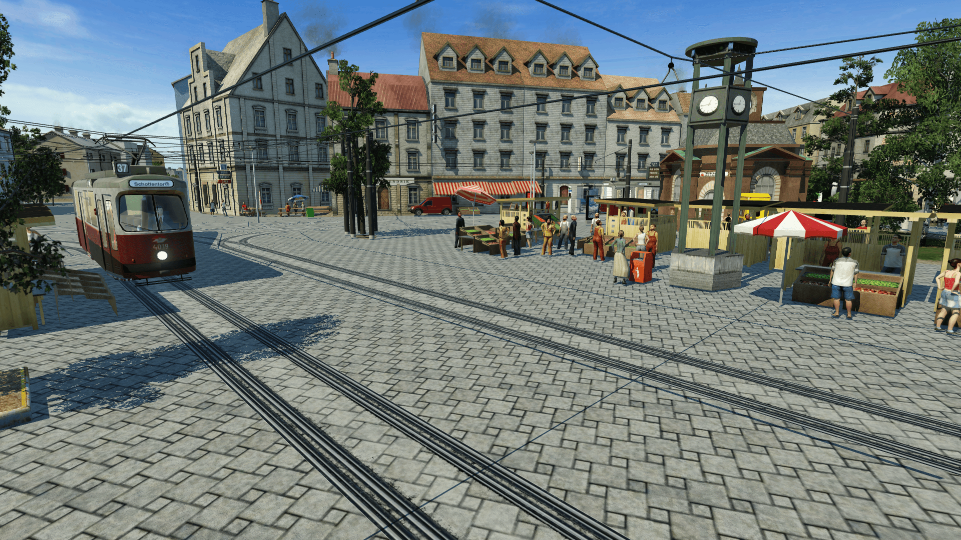 Auf dem Marktplatz