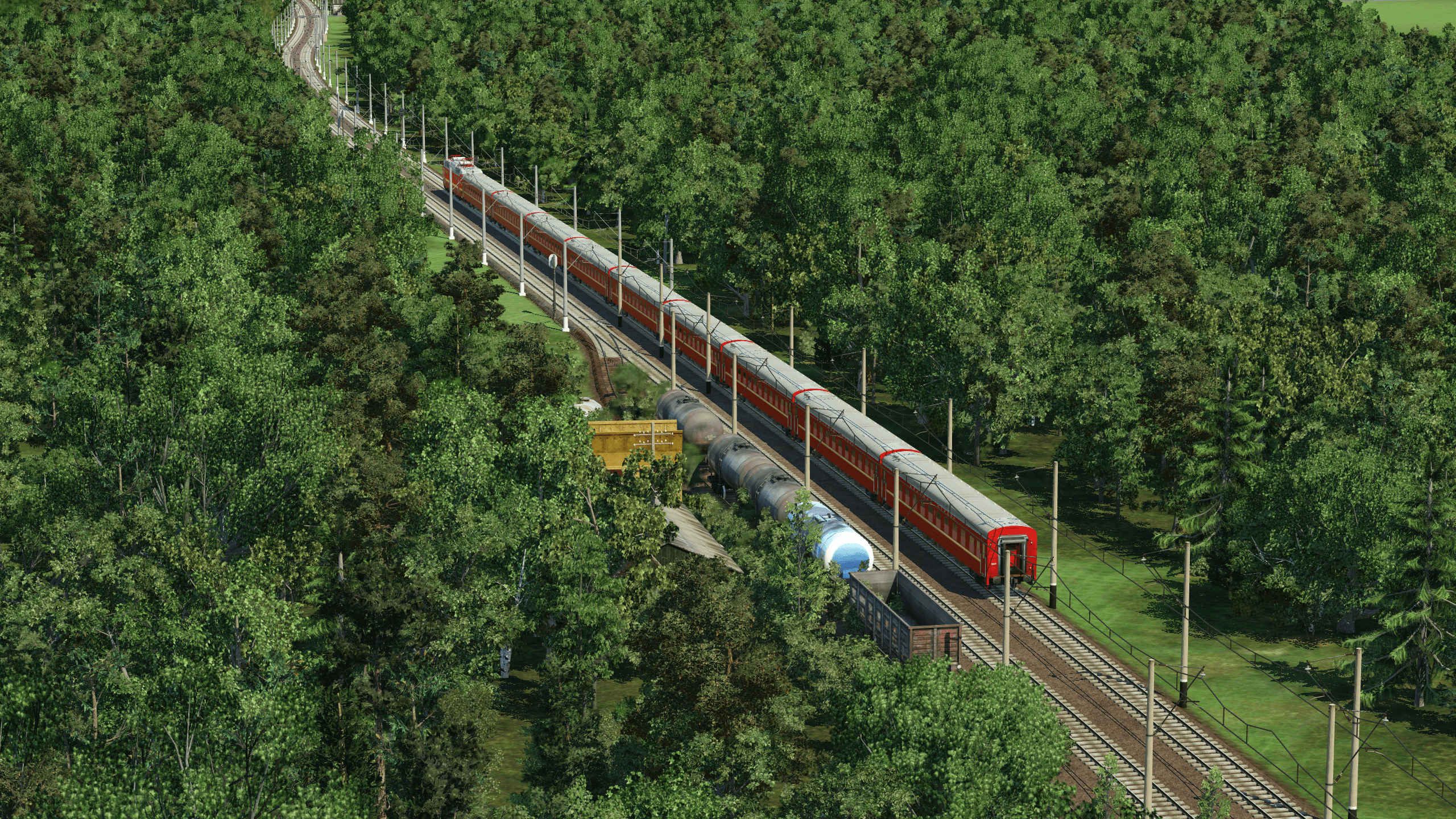 Red arrow, train number one. For Okulovka, in the direction of Moscow.