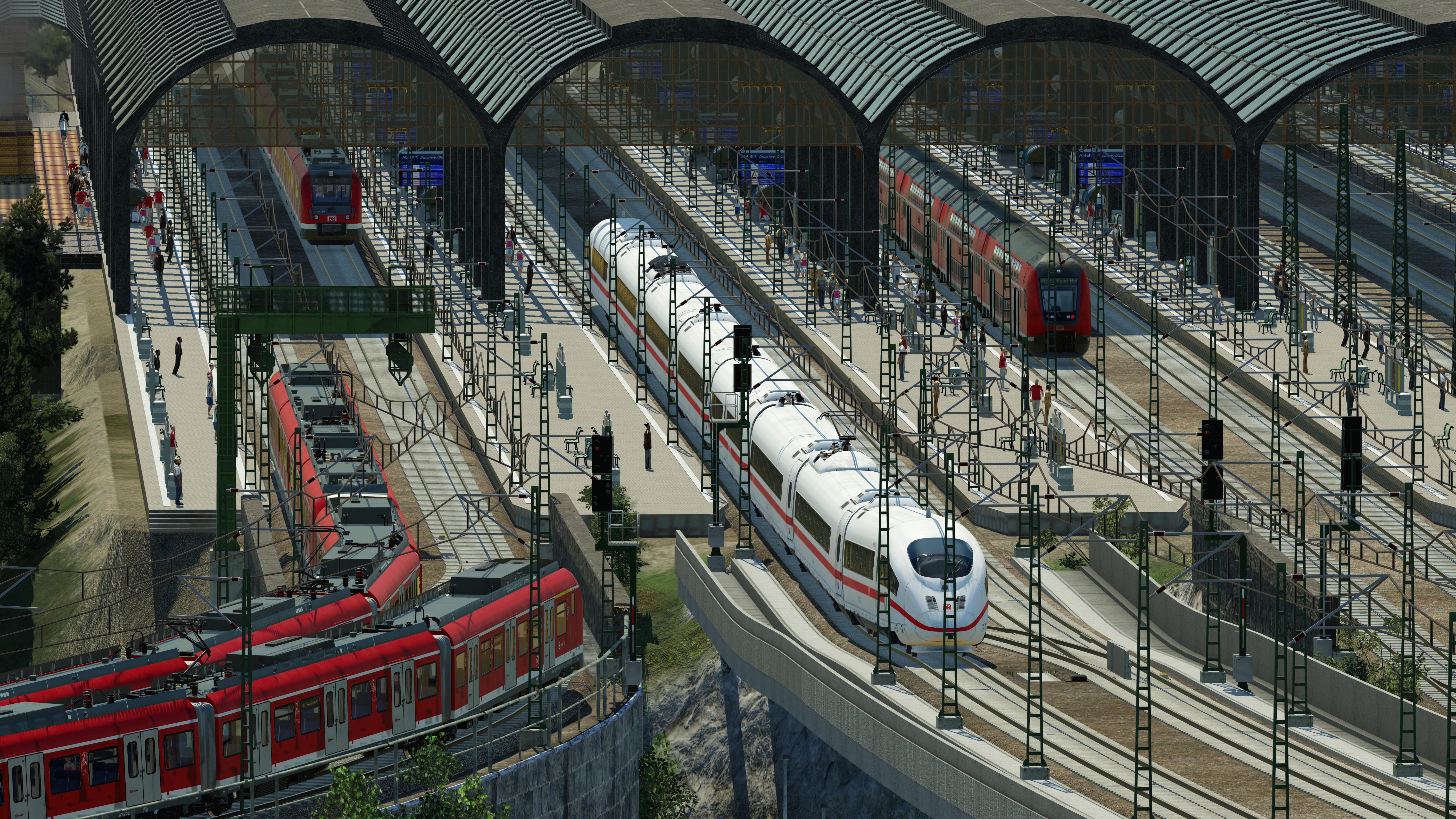 Blick auf den Hauptbahnhof