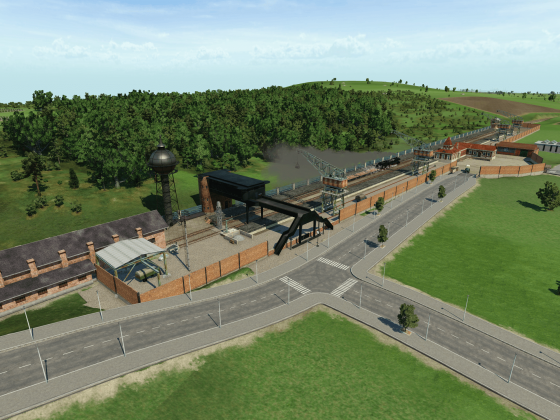 kleiner Güterbahnhof aufm Lande