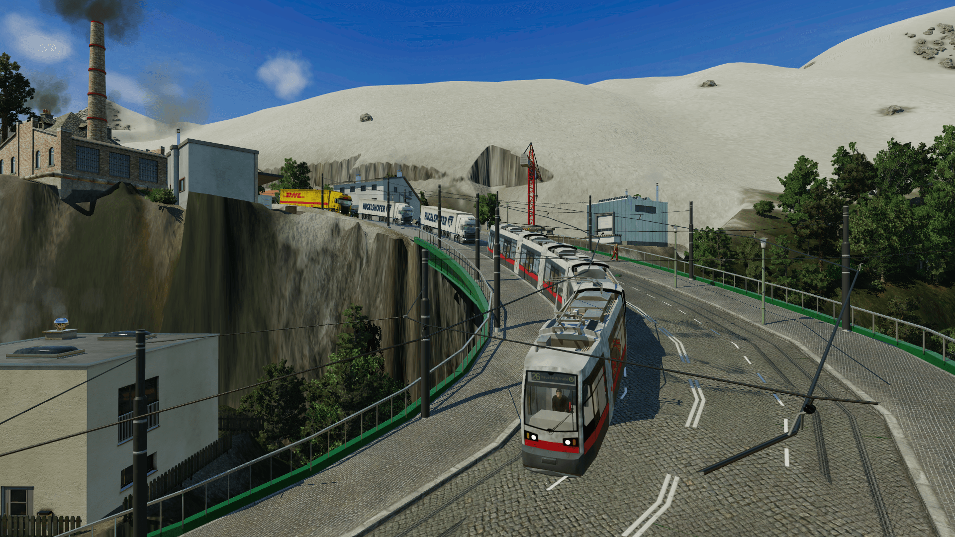 Viel Verkehr auf der Serpentine