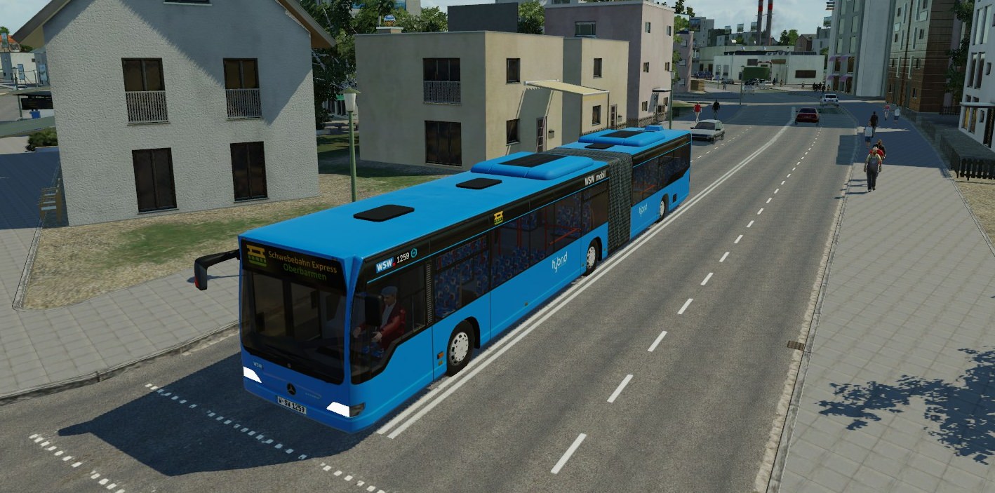 MB Citaro G der Wuppertaler Stadtwerke WSWmobil - repaint