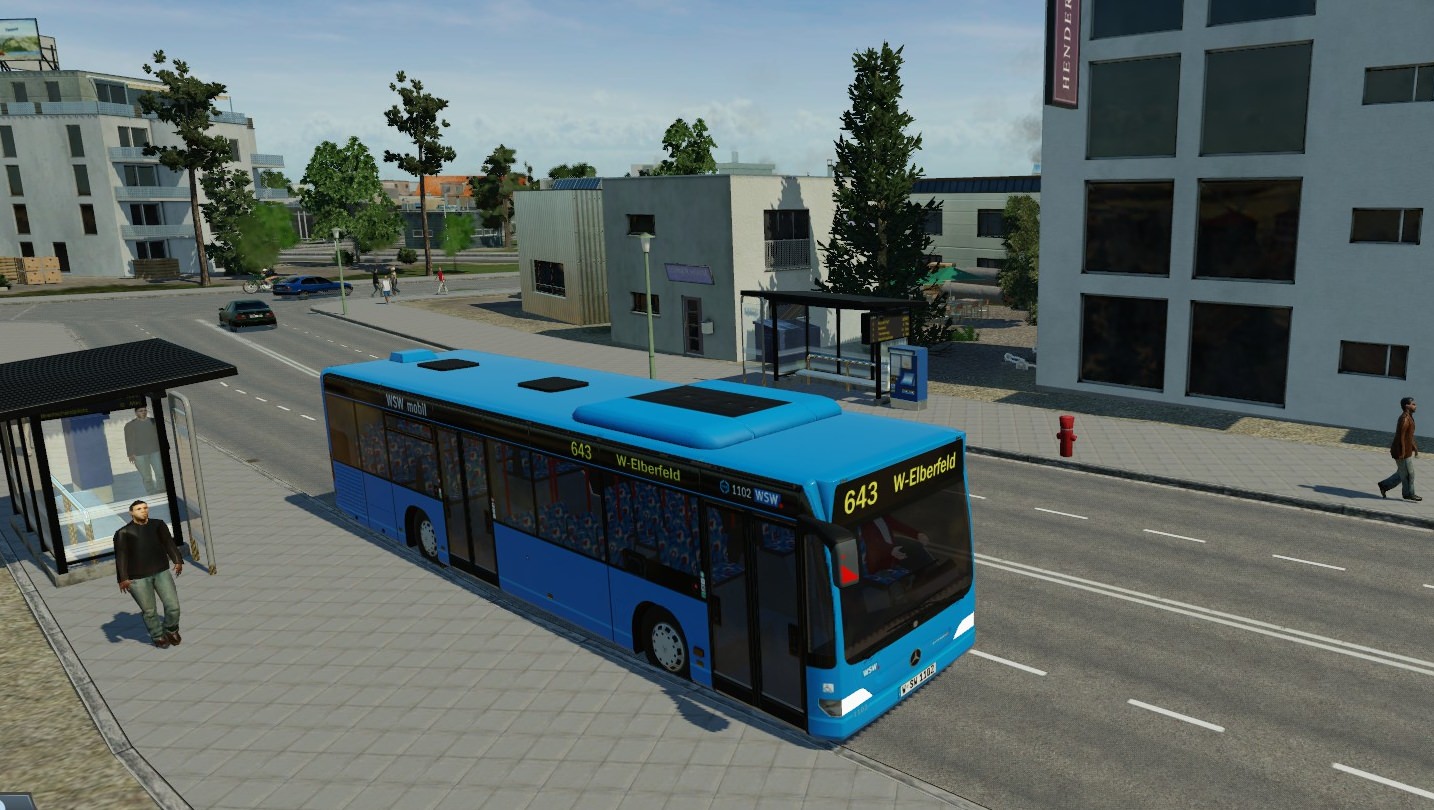 MB Citaro o530 der Wuppertaler Stadtwerke WSWmobil - repaint