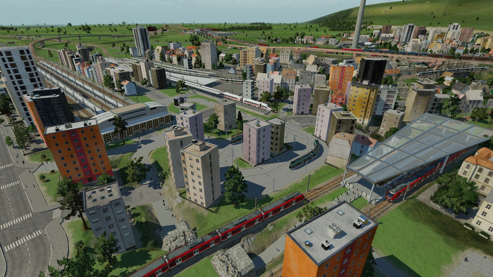 spezielle Bahnhofsanordnung