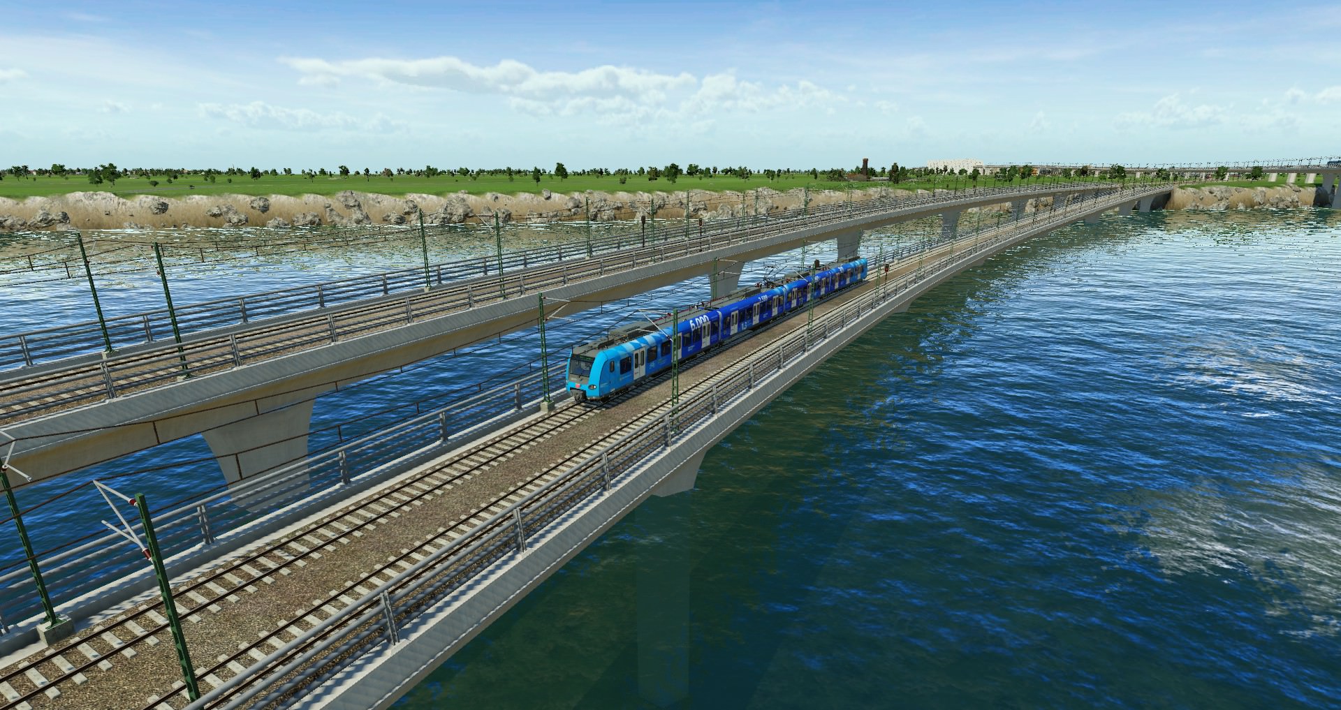Hier haben wir die BR 423 auf einer S-Bahn Linie