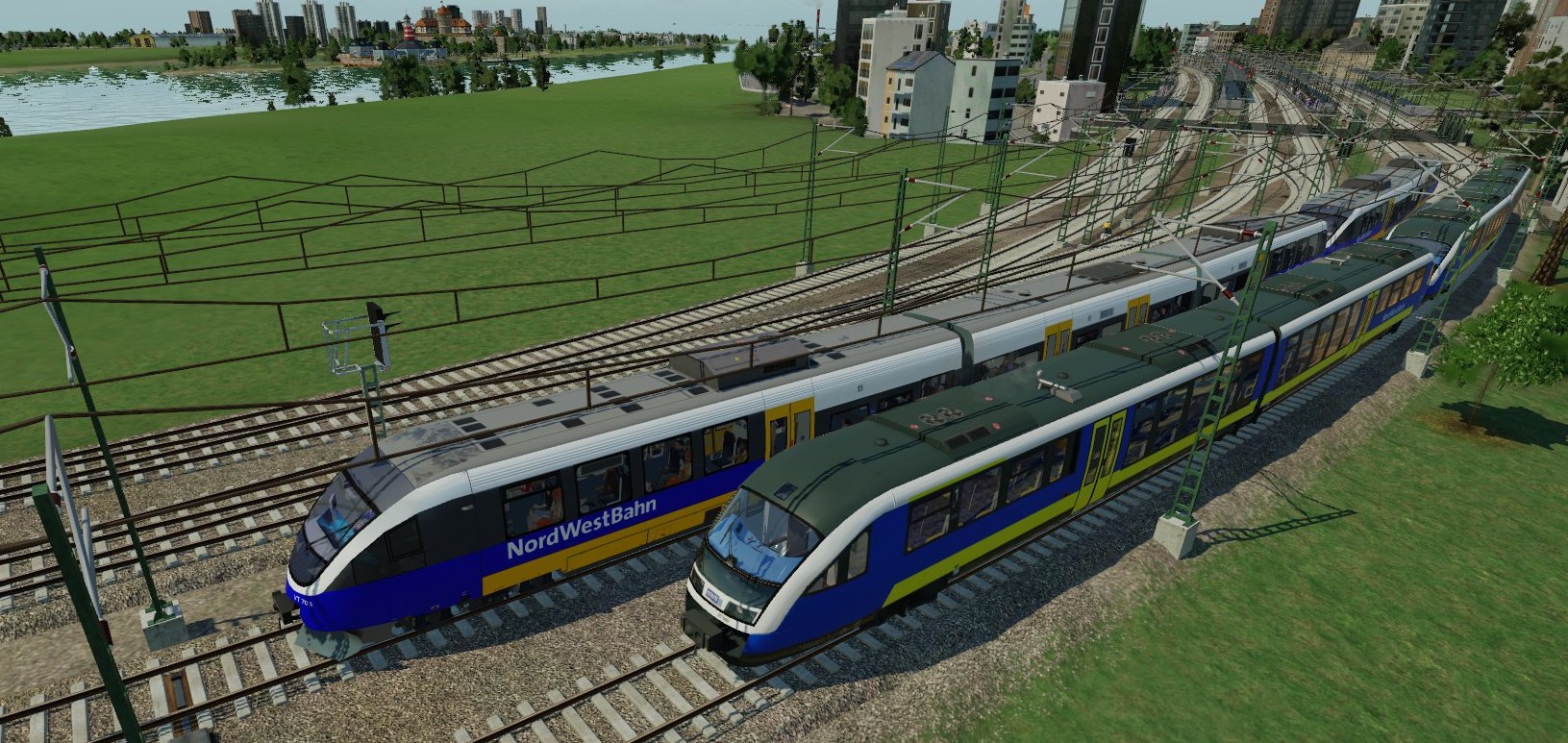 NordWestBahn Desiro VT 560 & Talent 1