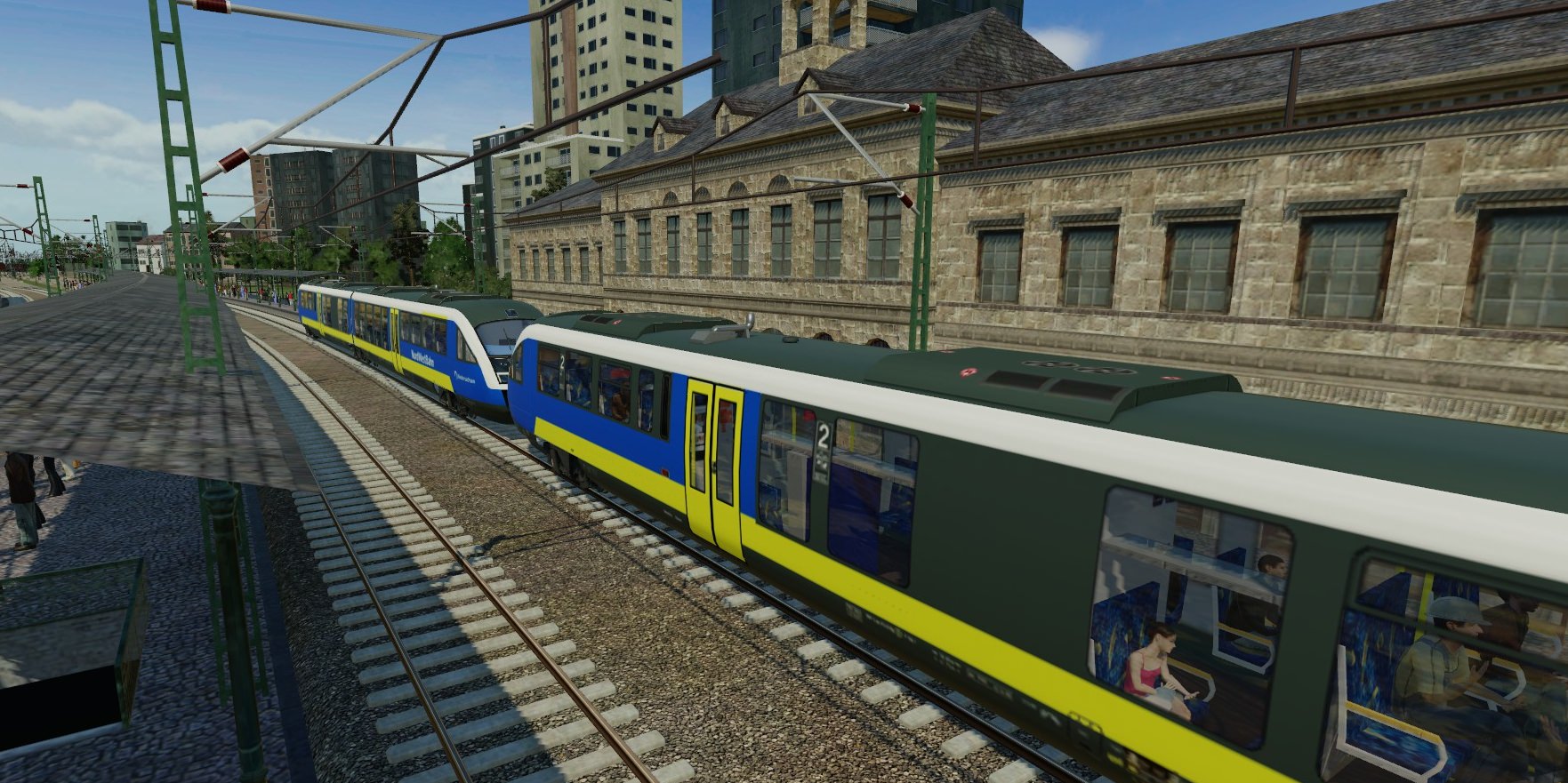 NordWestBahn Desiro VT 560 in Fahrtrichtung