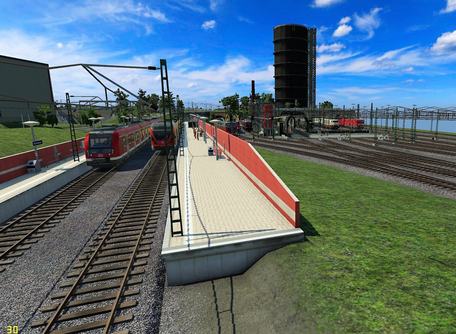 Regiostation an der Lokhalle von Wolkenhausen
