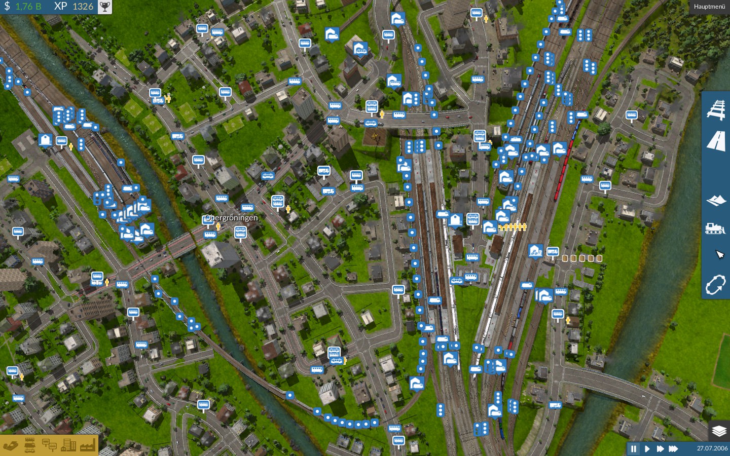 Alle Bahnhöfe der Stadt auf einen Blick