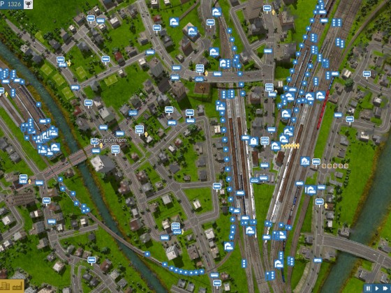 Alle Bahnhöfe der Stadt auf einen Blick
